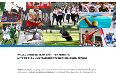TEAM Sport-Bay­ern: Jetzt auch im&nbsp;Netz