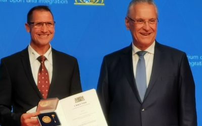 Ju-Jutsu: Ehren­me­dail­le für Poli­zei­re­fe­ren­ten Tho­mas&nbsp;Neu