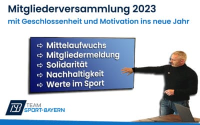 TSB-Mit­glie­der­ver­samm­lung: Soli­da­risch ins Sport­jahr&nbsp;2023