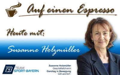 Auf einen Espresso mit Susanne Holzmüller, Geschäftsführerin der „Ganztag in Bewegung“ gGmbH