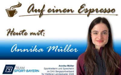 Auf einen Espres­so mit Anni­ka Mül­ler: Sport­klet­tern zwi­schen Spit­zen­sport­re­form, Ath­le­ten­be­tei­li­gung und Olympiaperspektive