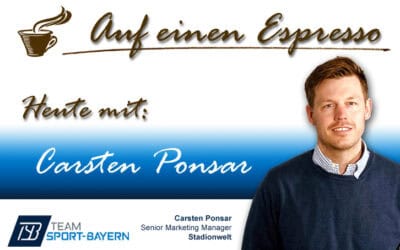 Auf einen Espresso mit Carsten Ponsar, Senior Marketing Manager von Stadionwelt