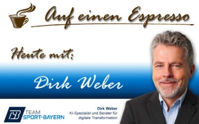 Auf einen Espresso mit Dirk Weber: KI als Entlastung für Vereine