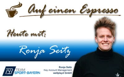 Auf einen Espresso mit Ronja Seitz, Key Account Managerin des Vereinssoftware-Entwicklers wellplayd